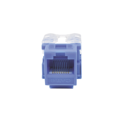 Módulo Jack 110 Cat6, Keystone para faceplate - Color Azul - Imagen 2