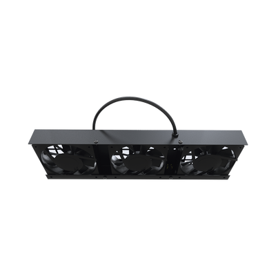 Kit de 3 Ventiladores 110 Vca (12 x 12 cm) con Clavija para Gabinete de Piso. - Imagen 3