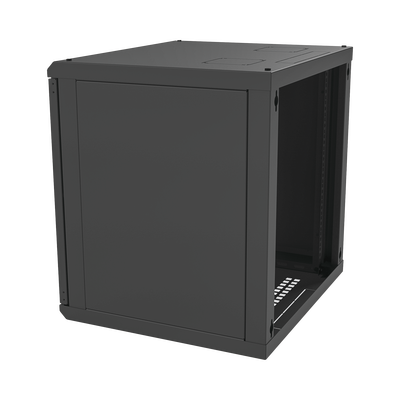 Gabinete para Montaje en Pared, Puerta de Cristal Templado, Cuerpo Fijo con Rack 19" de 12 Unidades - Imagen 4