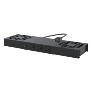 Kit de 2 Ventiladores (12 x 12 cm) con 3 Tomas de Corriente 110 Vca/50 Hz con Clavija