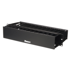 Organizador de Cables Horizontal PatchLink, Doble (Frontal y Posterior), Para Rack de 19in, 2UR