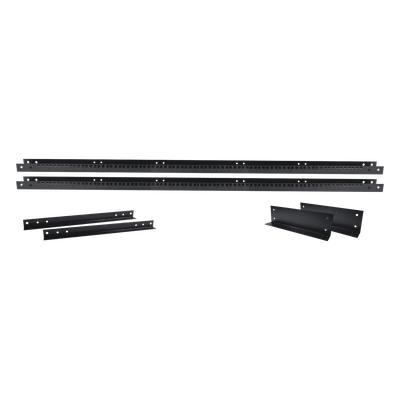 Rack de 2 Postes, Estándar 19", 45 Unidades, Fabricado en Acero, Base "L" para Anclar a Piso. - Imagen 2