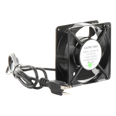 Ventilador 110 Vca de 12 x 12 cm con Cable y Clavija - Imagen 2