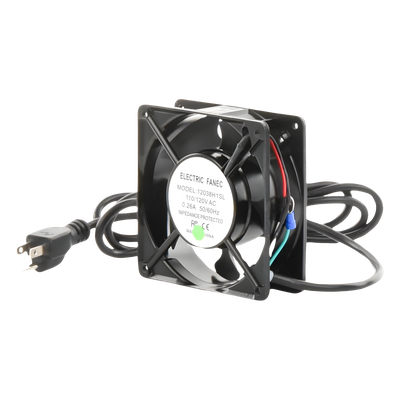 Ventilador 110 Vca de 12 x 12 cm con Cable y Clavija - Imagen 4