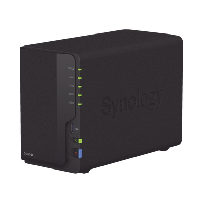 Servidor NAS de escritorio con 2 bahías / Hasta 32 TB