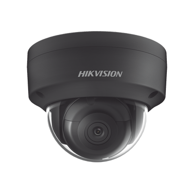 Domo IP 4 Megapixel / Color Negro / Lente 2.8 mm / 30 mts IR EXIR / Exterior IP67 / IK10 / WDR 120 dB / PoE / Videoanaliticos (Filtro de Falsas Alarmas) / Ultra Baja Iluminación / Entrada y Salida de Audio y Alarma