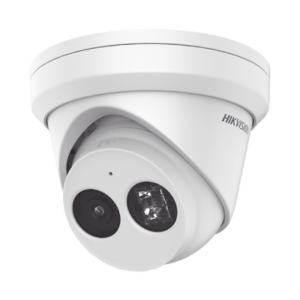 Turret IP 4 Megapixel / Lente 2.8 mm / 30 mts IR EXIR / Exterior IP67 / WDR 120 dB / PoE / Videoanaliticos (Filtro de Falsas Alarmas)  / Micrófono Integrado / Ultra Baja Iluminación