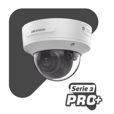 Domo IP 8 Megapixel / Lente Mot. 2.8 a 12 mm / 40 mts IR EXIR /Exterior IP67 / IK10 / WDR 120 dB / PoE / Videoanaliticos (Filtro de Falsas Alarmas) / Ultra Baja Iluminación / Entrada y Salida de Audio y Alarma - Imagen 2
