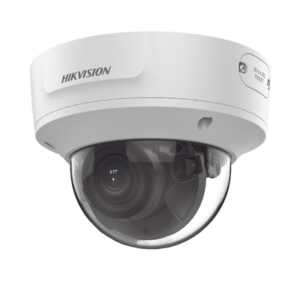 Domo IP 8 Megapixel / Lente Mot. 2.8 a 12 mm / 40 mts IR EXIR /Exterior IP67 / IK10 / WDR 120 dB / PoE / Videoanaliticos (Filtro de Falsas Alarmas) / Ultra Baja Iluminación / Entrada y Salida de Audio y Alarma