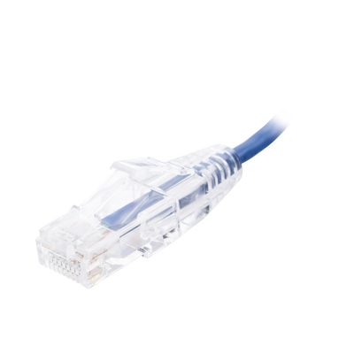 Cable de Parcheo Slim UTP Cat6 - 20 cm Azul Diámetro Reducido (28 AWG) - Imagen 2