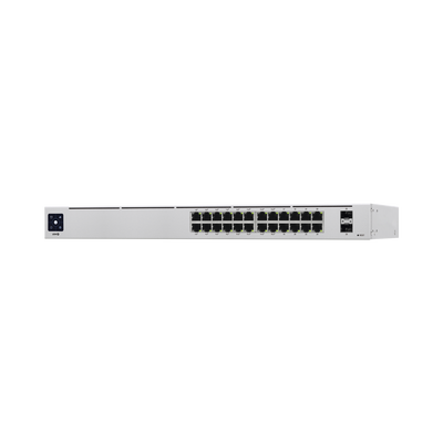 UniFi Switch USW-24-POE Gen2, Capa 2 de 24 puertos (16 puertos PoE 802.3af/at + 8 puertos Gigabit) + 2 puertos 1G SFP, 95W, pantalla informativa - Imagen 2