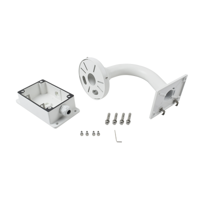Montaje Universal de Pared con Cuello de Ganso y Caja de Conexiones / Compatible con Cámaras Domo y Bala - Imagen 4
