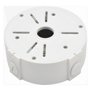 Caja de Conexiones Universal / Uso en Interior / Fabricada en Metal / Color Blanco / Uso en Bala - Domo - Turret / Conexión 3/4