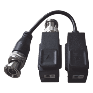 Kit de Transceptor (Balluns) TURBOHD con Boton Push / Hasta 8 MP (4K) / 100% Cobre / Soporta HD-TVI / AHD / CVI / CVBS / Audio por Coaxitron / Datos para Menu de Configurar de Cámaras