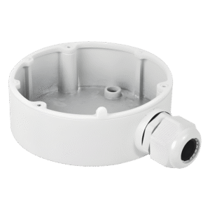 Caja de Conexiones de Exterior para Cámaras Tipo Mini Domo / IP66 / Color Blanco
