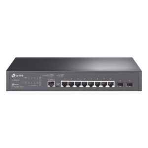 Switch JetStream SDN Administrable 8 puertos 10/100/1000 Mbps + 2 puertos SFP, administración centralizada OMADA SDN