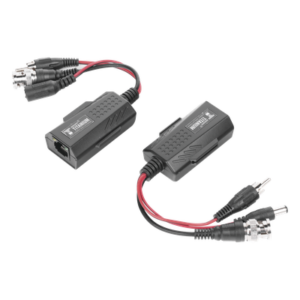 Kit de transceptores activos, envía alimentación 12V/24Vcc/AC, video y audio a una distancia de hasta 150 m en 4K para aplicaciones de video por UTP Cat 5e / 6 en alta definición.