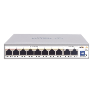 Switch PoE No administrable / Gestión Cloud / PoE de Largo Alcance Hasta 250m / 8 Puertos PoE 10/100Mbps (Puerto 1 Hasta 60W, Puertos 2 al 8 Hasta 30W) + 2 Puertos Gigabit Uplink / Presupuesto 120 W / Plug and Play
