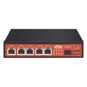 Controlador Solar de 5A con Switch PoE / 1 Puertos Gigabit PoE 802.3 bt / 2puertos PoE 802.3 af/at con 2 Puertos PoE Pasivo 24 Vcc / 1 Puerto SFP / No administrable