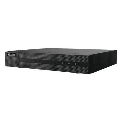 DVR 4 Canales TurboHD + 2 Canales IP / 4 Megapíxel Lite / Audio por Coaxitron / 1 Bahía de Disco Duro / H.265+ / Salida de Video en Full HD