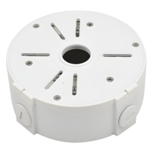 Caja de Conexiones Universal / Uso en Interior / Fabricada en Metal / Color Blanco / Uso en Bala - Domo - Turret / Conexión 3/4