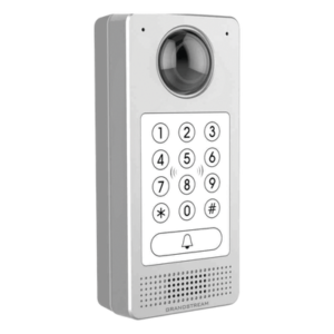 Videoportero IP (SIP) FISHEYE, apertura por código, Antivandálico, llamada y/o tarjeta, teclado retro-iluminación