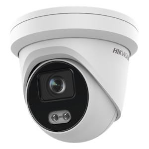 Turret IP 4 Megapixel / Imagen a color 24/7 / Lente 4 mm / Luz Blanca 40 mts / Exterior IP67 / Micrófono Integrado / WDR 120 dB / Audio y Alarma / Onvif / MicroSD