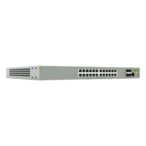 Switch PoE+ Administrable CentreCOM FS980M, Capa 3 de 24 Puertos 10/100 Mbps + 4 puertos SFP, 375 W