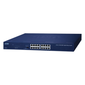 Switch No Administrable Gigabit de 16 Puertos 10/100/1000 Mbps, Con Modo Extendido Para Distancias de Hasta 200 m
