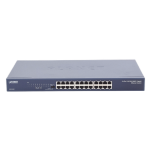 Switch No Administrable Gigabit de 24 Puertos 10/100/1000 Mbps, Con Modo Extendido Para Envió de Datos de Hasta 200 m