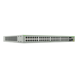 Switch PoE+ Administrable CentreCOM FS980M, Capa 3 de 48 Puertos 10/100Mbps + 4 SFP Gigabit, 375W