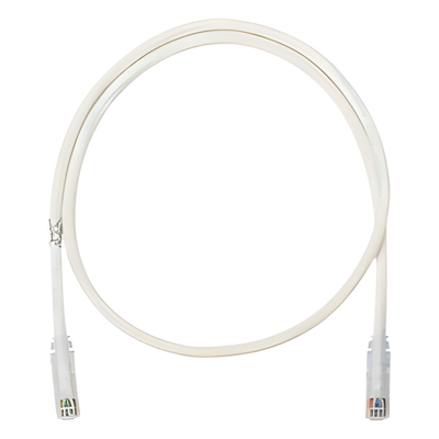 Cable de Parcheo UTP Categoría 6, con Plug Modular en Cada Extremo - 1.5 Metros (4.92 Pies) - Blanco Mate