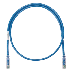 Cable de Parcheo UTP Categoría 6, con Plug Modular en Cada Extremo - 0.3 Metros (1 Pie) - Azul