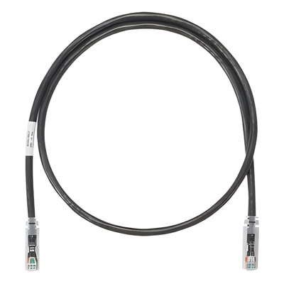 Cable de Parcheo UTP Categoría 6, con Plug Modular en Cada Extremo - 1 Metro (3.28 Pies) - Negro