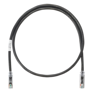Cable de Parcheo UTP Categoría 6, con Plug Modular en Cada Extremo - 2 Metros (6.56 Pies) - Negro