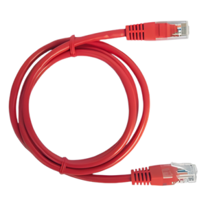Cable de Parcheo UTP Cat6 - 0.5 Metros (1.64 Pies) - Rojo