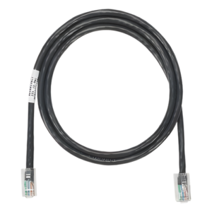 Cable de Parcheo UTP Categoría 5e, con Plug Modular en Cada Extremo - 2 Metros (6.56 Pies) - Negro