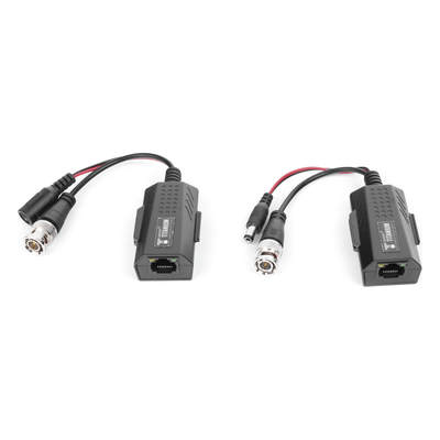 Kit de transceptores activos con conector para alimentación (12V/24Vcc/AC) TurboHD para aplicaciones de video por UTP Cat5e/6 en HD. Distancia de hasta 150 m en 4K - Imagen 2