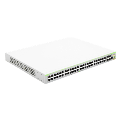 Switch PoE+ Administrable CentreCOM FS980M, Capa 3 de 48 Puertos 10/100Mbps + 4 SFP Gigabit, 375W - Imagen 2