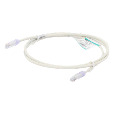 Cable de Parcheo UTP Categoría 6, con Plug Modular en Cada Extremo - 1.5 Metros (4.92 Pies) - Blanco Mate - Imagen 2