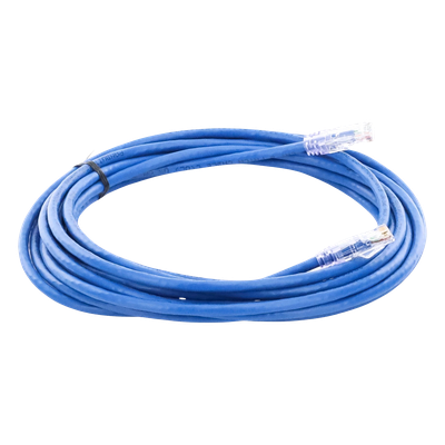 Cable de Parcheo UTP Categoría 6, con Plug Modular en Cada Extremo - 6 Metros (19.69 Pies) - Azul - Imagen 2