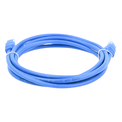 Cable de Parcheo UTP Cat5e - 2 Metros (6.56 Pies) - Azul - Imagen 2