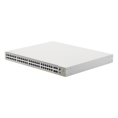 Switch PoE+ Administrable CentreCOM GS980M, Capa 3 de 48 puertos 10/100/1000Mbps + 4 SFP Gigabit, 740 W - Imagen 3