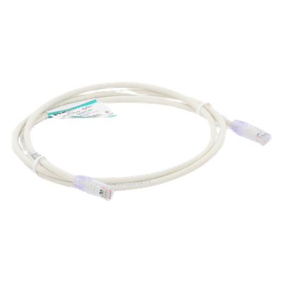 Cable de Parcheo UTP Categoría 6, con Plug Modular en Cada Extremo - 1.5 Metros (4.92 Pies) - Blanco Mate - Imagen 3