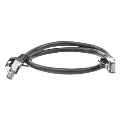 Cable de Parcheo FTP Cat6 - 0.5 Metros (1.64 Pies) - Negro - Imagen 3