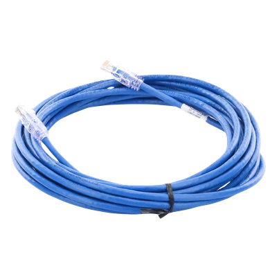Cable de Parcheo UTP Categoría 6, con Plug Modular en Cada Extremo - 6 Metros (19.69 Pies) - Azul - Imagen 3