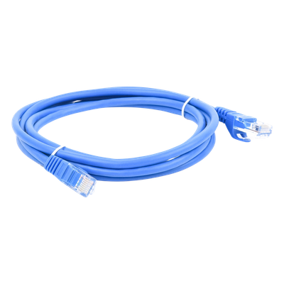 Cable de Parcheo UTP Cat5e - 2 Metros (6.56 Pies) - Azul - Imagen 3