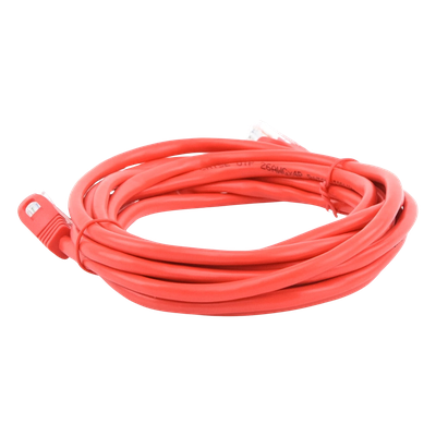 Cable de Parcheo UTP Cat5e - 3.0 Metros (9.84 Pies) - Rojo - Imagen 3