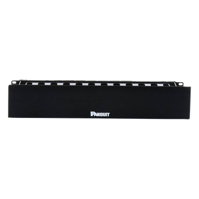 Organizador de Cables Horizontal PatchLink, Sencillo (Solo Frontal), Con Tapa Extendida, Para Rack de 19in, 2UR - Imagen 3