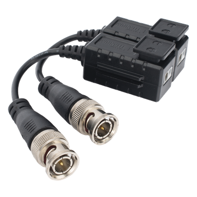 Kit de Transceptores (Baluns) con Terminal PUSH SUPERIOR, Resolución 4K , Cable flexible COAXIAL Blindado / COAXITRON / AUDIO POR COAXITRON / Menu OSD /Conector 100% COBRE / protección TVS, Calidad PREMIUM - Imagen 3